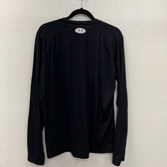Under Armour long sleeve mens black crew neck top  Size: L - Picture 7 of 10
